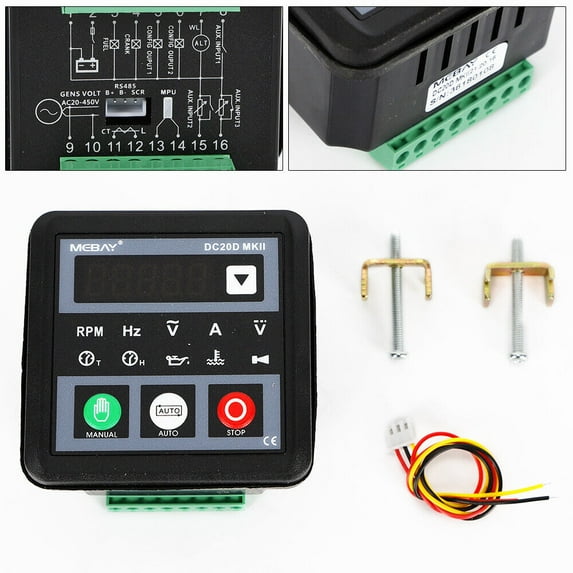 DC20D MKII Genset Controller Module Control Panel for Engine or Generator