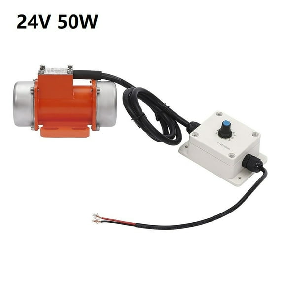 DC24V 50W Vibration Motor with Speed Controller 9 Speeds Vibrating Motor 4000rpm