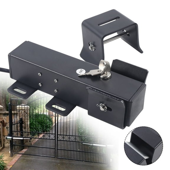 DC24V Electric Lock Automatic f/ Single + Dual Swing Gate Opener Remote Control