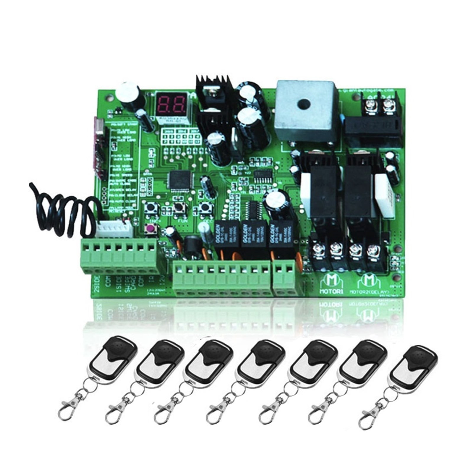 Gate Card Controller DC24V Swing Gate Opener Motor Control Unit PCB Controller Circuit Board ...