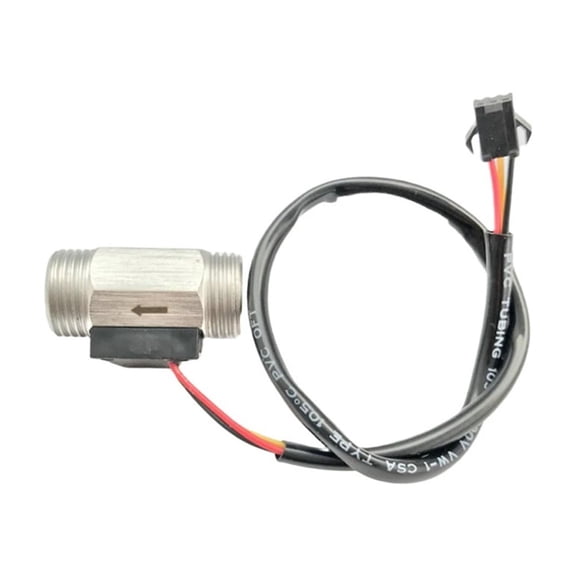 DC24V USS-HS21TI Stainless Steel 304 Hall Effect Water Flow Sensor 1-30L/M G1/2" Flowmeter For Water Purifier Dispenser - Accurate Monitoring