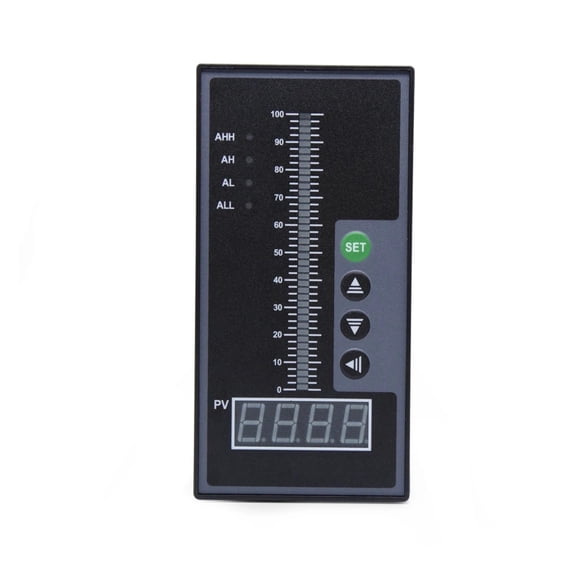 DC24V Water Oil Liquid Level Pressure Controller, Light Column Display Universal Input 4-20MA Transmitter Sensor For Pump ,Digitally Adjustable