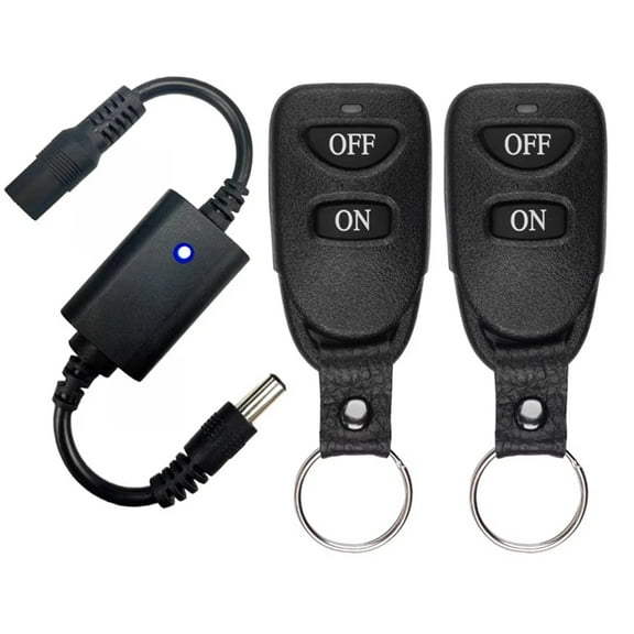 DC3.7V-12V Wireless Remote Control Switch Relay Driver Power on OFF for LED Light Strip Reading Lamp Micro-Switch