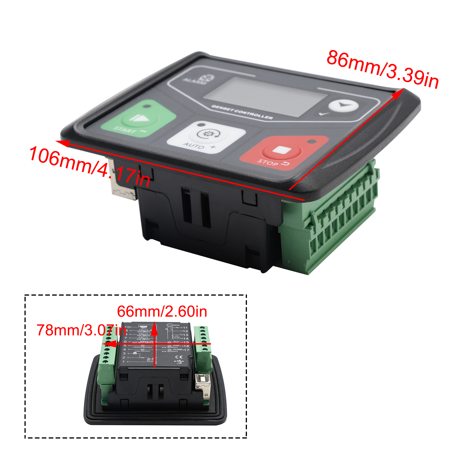 DC30D Generator Controller Power Generator Auto Start Control For ...