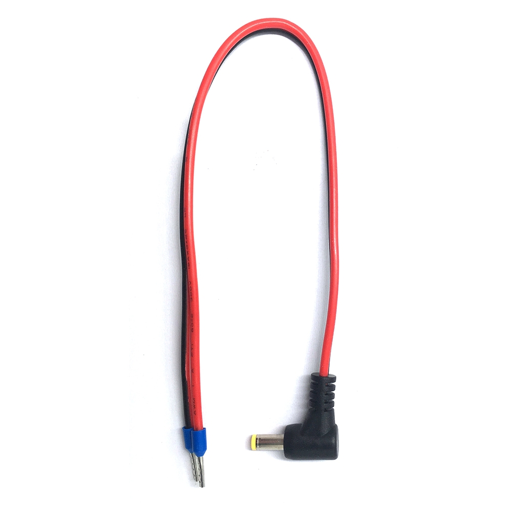 DC4017 Turning Fork Right Angle Male to Tubular Terminal Power Adapter ...