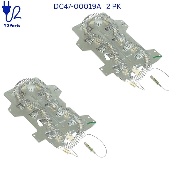 DC47-00019A Dryer Heating Element for Samsung Dryers 2 Count