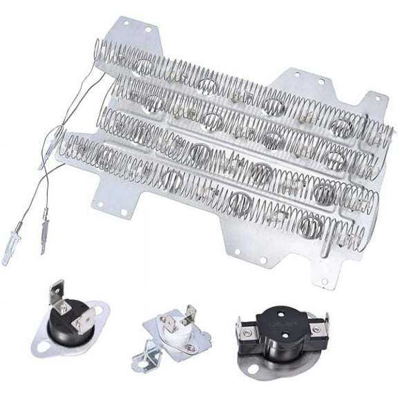 DC47-00032A Replaces Samsung Dryer Heating Element DC93-00154A With DC96-00887A DC47-00018A Thermostat DC47-00016A Thermal Fuse Fit For Samsung Dryer