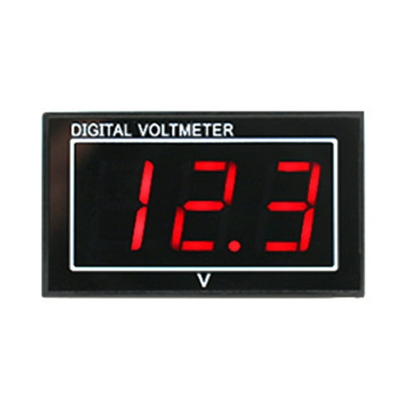 DC5-130V Voltage Meter LED Digital Voltmeter Voltage Gauge Panel Battery Monitor for Car Automative Voltmeter