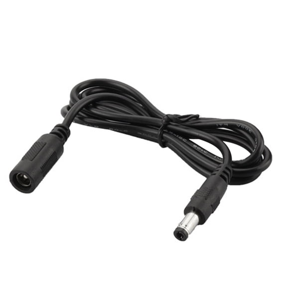DC5.5X2.1mm Male Female Power Cord Multiple Length For CCTV Security Camera Routers LED Light Strips Extended Reach