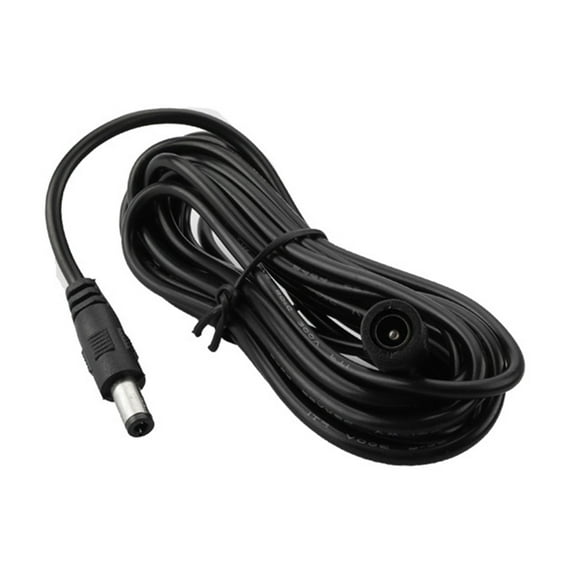 DC5.5X2.1mm Male Female Power Cord Multiple Length For CCTV Security Camera Routers LED Light Strips Extended Reach