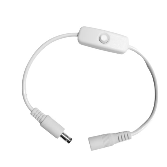 DC5.5x2.1mm Power Cable With Switcher for LED Strips and Small Electronics Low Power Consumption