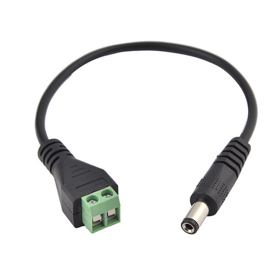 DC5.5x2.1mm Power Connectors Not Required Soldering Power Cable For CCTV Solar Energy Devices Power Supply Adapter