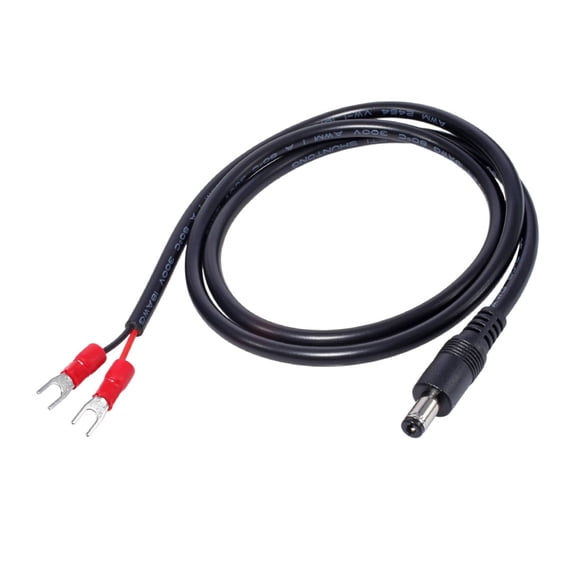 DC5.5x2.1mm to 2 Pin Power Cable DC5521 to 2pin DC10A Charging Cord Wire for WiFi Router, LED Lights