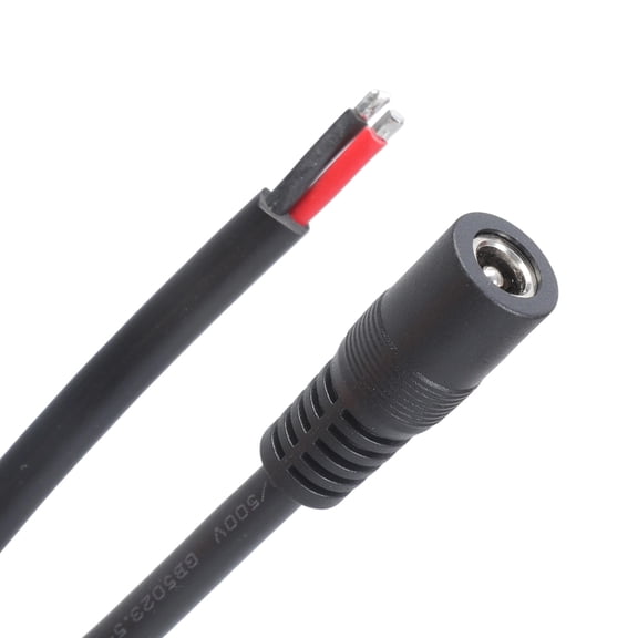 DC5.5x2.5mm Female Barrels Power Cord 25cm/100cm 16AWG High Current Capacity For LED Strips CCTV Systems Repair