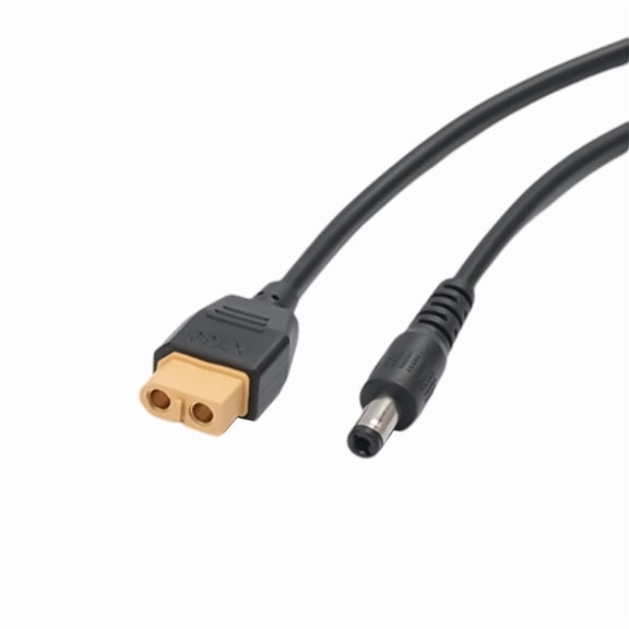 DC5521 to XT60 Adapter Cable 5.5mmx2.1mm 5.5x2.5mm High Current for Universal Use in Power Extensions