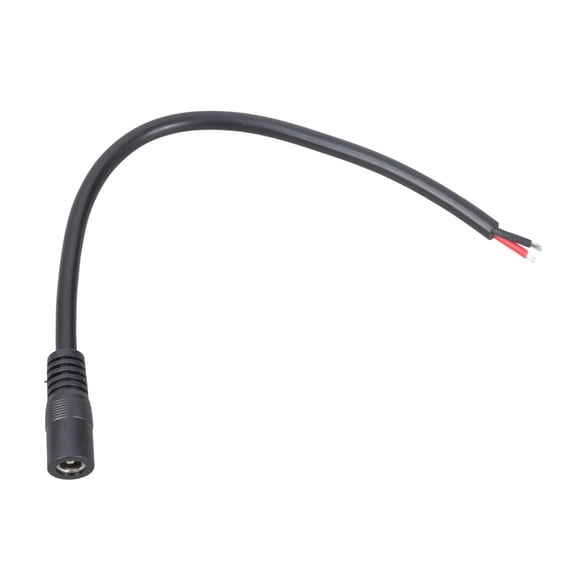 DC5525 Female Open End Power Cord With Pigtail Wire 16AWG For Solar Systems LED Light Repair Connection