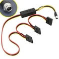 DC5525 Sata Female Connector Power Cable 12V5A DC5525 to 5V Splitters