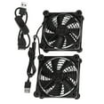 thumbnail image 1 of DC5V 120mm USB Cooling Fan for Routers Modem Receiver DVR TV, 1 of 13