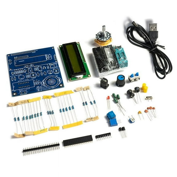 DC5V High Digital Inductance and Capacitance Measuring Instrument Frequency Meter Without Case,1 x DIY Kit