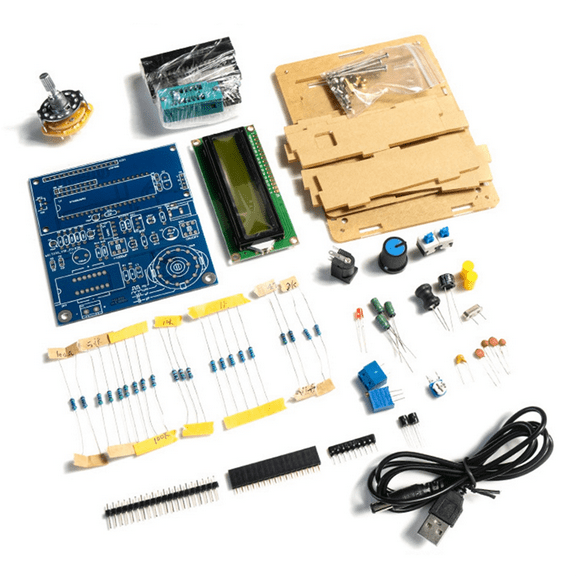 DC5V High Precision Digital Inductance and Capacitance Measuring Instrument Frequency Meter with Case