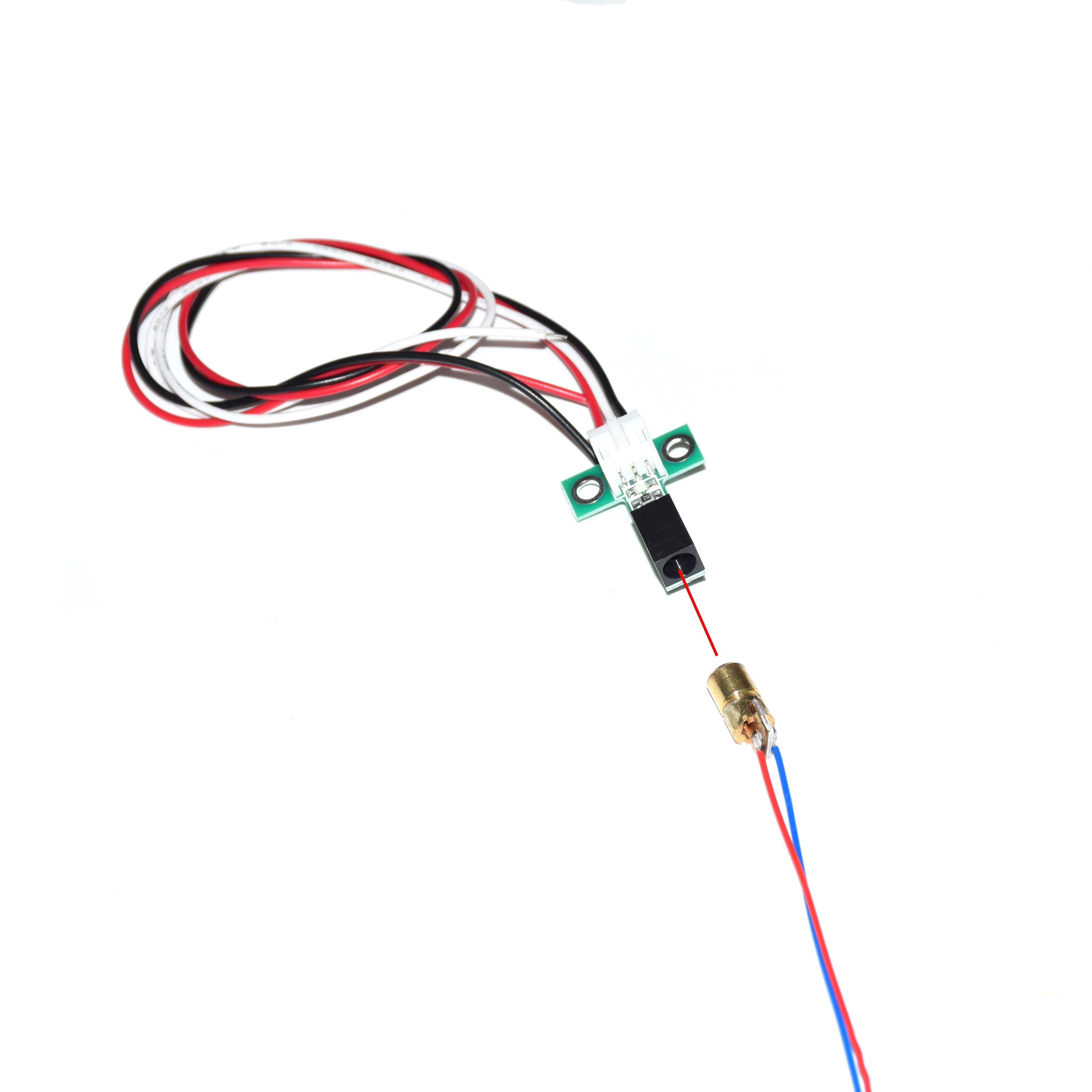 DC5V Laser Beam Detector Sensor Alarm Detect Distance Max 10m