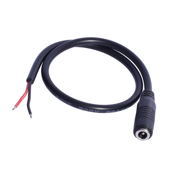 DC5V Power Barrels Female Plug Pigtail Cable 3.5mmx1.35mm for Monitoring Systems and More