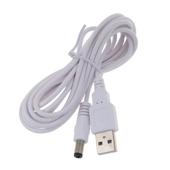 DC5V Power Cable USB2.0 Male to DC5.5mm x 2.5mm Male Power Cord for Router, LED Light,Speaker 1M/2M3M Cable