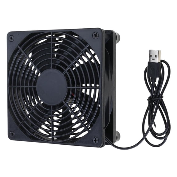 DC5V USB Cooling Fan 120mm with Switches for Home Networking Equipment, Sound Video Cabinets, Gaming PC, and Laptop
