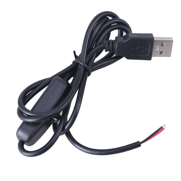 DC5V USB to 2Pin Cable with Switcher Power Cable for Various Electronics Devices