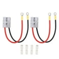 DC600V 50A Jumper Battery Cables Quick Connect Connector 10Awg for Car