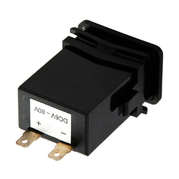 DC6V-80V Hour Meter Marine Boat Engine Round Waterproof Gauges CarBoat Trucks Mechanical Hour Meter Counter Timer