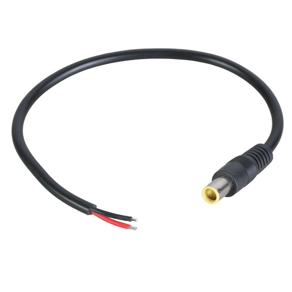 DC7.9x5.5mm Power Supply Cable 12VDC8mm Male Connectors to Open End Wire DC7909 Power Pigtails Cable for Solar Cell