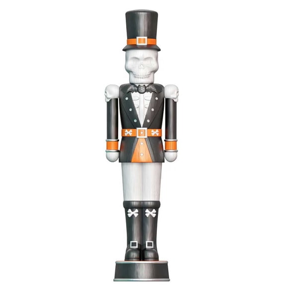 72 inch Painted Skeleton Nutcracker