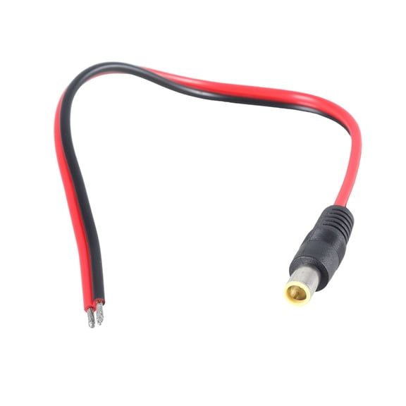 DC7909 Power Pigtails Cable 7.9x0.9mm Male/Female Plug to Bare Wire Open End Power Wire Supply Repair Cable for Solar