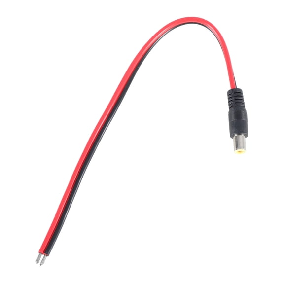 DC7909 Power Pigtails Cable 8mm Male/Female Plug to Bare Wire Open End Repair Cable 14AWG Barrels Power Wire Supply