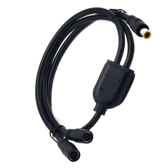 DC7909 Power Supply Cable Double Female to Male Connector MultiDevice Charging Cord Durability PVC Coating for Use