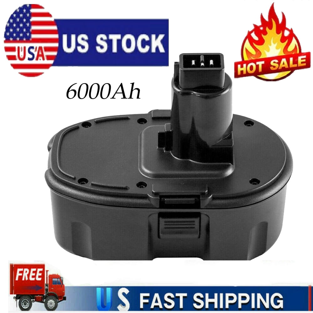 DC9096 6.0Ah Li-on Replace for DeiWalt 18Volt Battery DC9098 DC9099 DE9039 DE9096 DE9098 Suit for Dewei 18Volt Cordless Power Tools and Battery Chargers