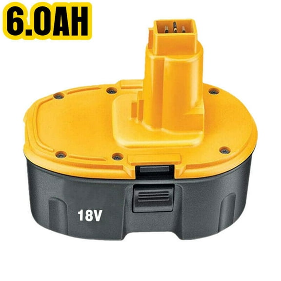 DC9096 6000mAh/6.0Ah 18 Volt Li-ion Replacement for Deiwalt 18V Battery Compatible with DC9098 DC9099 DE9096 DE9095 DW9096 DW9098 DW9095 DC9182 18V Cordless Power Tools and Battery Chargers