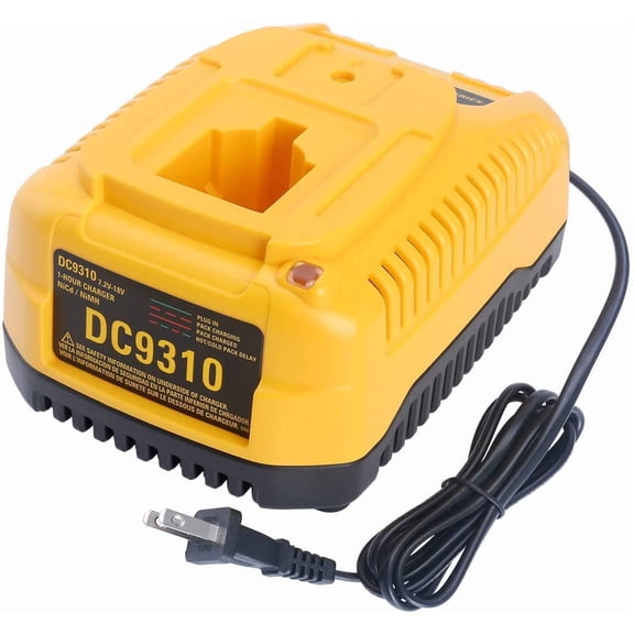 DC9310 Charger Compatible with DeWalt 18V NiCad NiMh DC9096 DC9098 DC9099 DW9099 DW9072 DW9057 DW9091 DW9094 DC9071 DW9062 DC9091 Power Tool Battery Charger