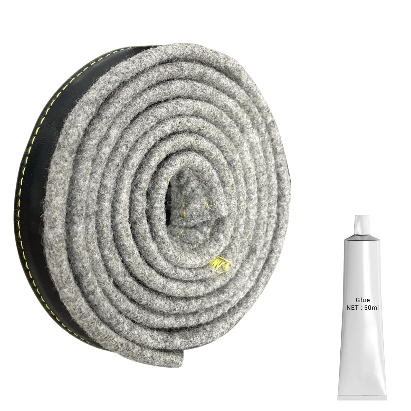 DC97-07618A Dryer Drum Felt Seal Replacement AP4453798 PD00025731 PS4218879 3998155 DV42H5200EW DV42H5000EW DV45K6500EV DV48H7400EW Compatible with Sam-sung Dryer Parts