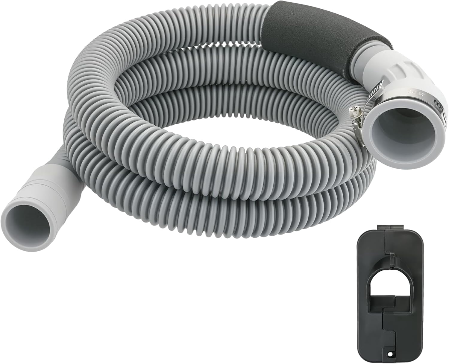 DC97-18682D, DC97-18682C Washer Drain Hose Compatible with Samsung Washing Machine WA45H7000AW/AA, WA45T3400AP etc, Replacement DC97-18682A, DC97-18682B, DC97-18682E, DC67-00808A Drain Hose Assembly