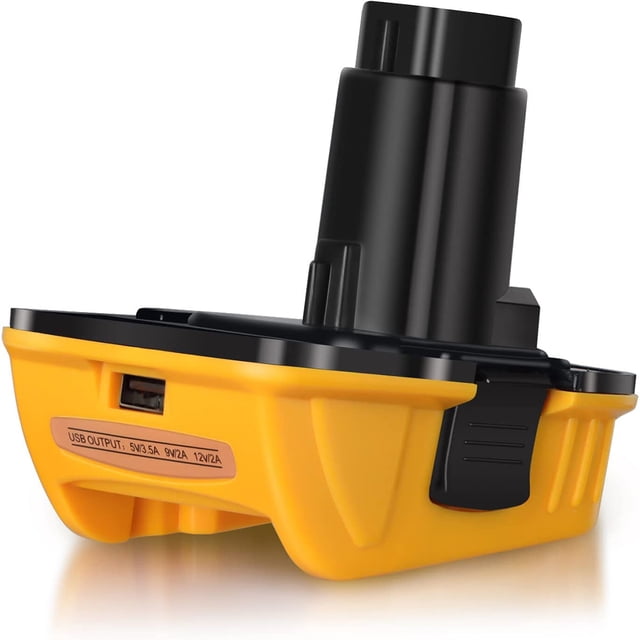 DCA1820 USB Adapter – Convert Dewalt 20V MAX Li-Ion Battery To 18V USB Power – 10 Year Warranty