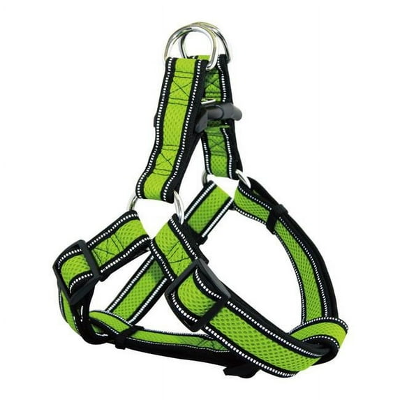 DCA207-S7XL Athletica City Walker Mesh Harness Leash, Light Green - Extra Large