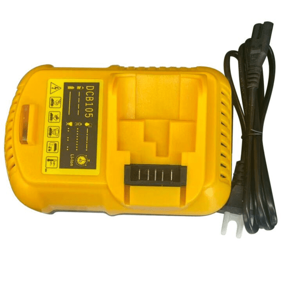 DCB105 Rapid Battery Charger Compatible with Dewalt 12V/20V Max Lithium-ion Battery DCB206 DCB204 DCB200-2 Replacement for DCB101 DCB105 DCB112 DCB115 Battery Charger