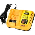 thumbnail image 1 of DCB112 Battery Charger Replacement for De 12V 20V and 60V MAX Lithium-Ion Battery DCB201 DCB200 DCB612 DCB609-2 DCB609 DCB606 DCB606-2 DCB208 DCB206 DCB204 DCB203 DCB126, 1 of 8