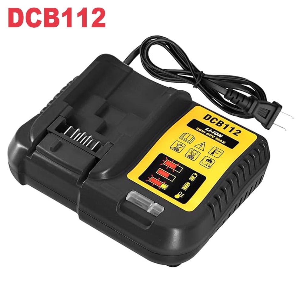 DCB112 Rapid Charger Compatible with Dewalt 12V-20V MAX Lithium Battery Charger