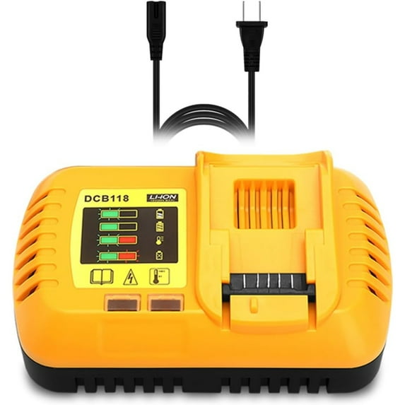 DCB609 DCB118 60V Battery Charger Replacement for DW 20V 60V Max Battery Charger