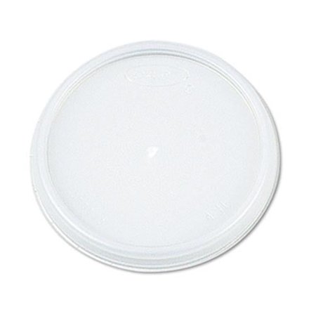 DCC 16 oz Foam Cups Plastic Lids , Translucent