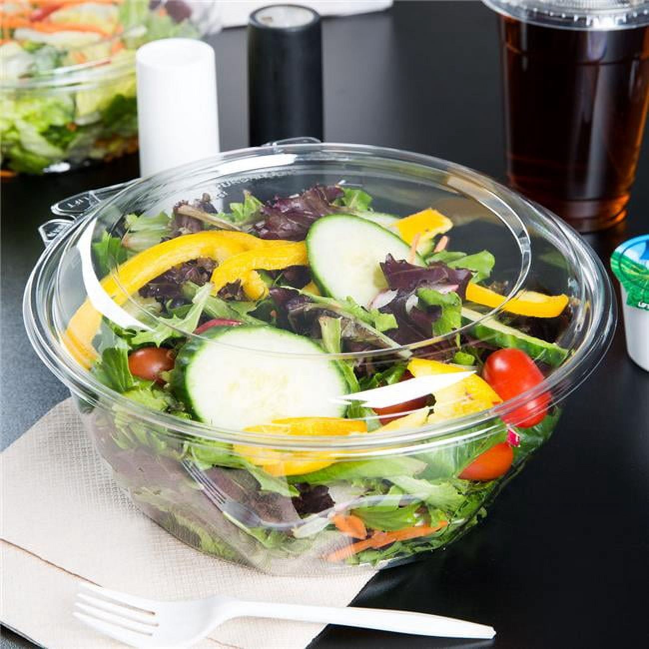 DCC 64 oz Bowl with Dome Lid - Clear - Walmart.com