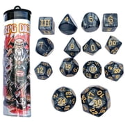 DCC Dice Mighty Dice of Arms - 14 Piece Dice Set, Roleplaying Game, Dungeon Crawl Classics, Goodman Games, Multi-Colored Dice, Tabletop Gaming Accessory